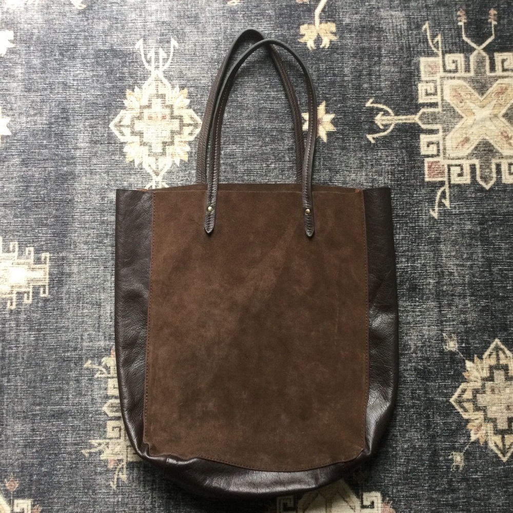 Genuine Leather Tote by Time For Me